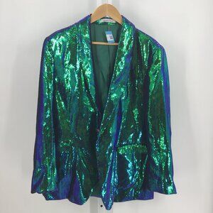 Giovanni Testi Sequin Sport Coat, Size 50R